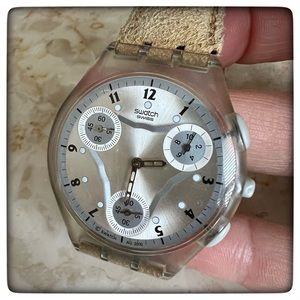 SWATCH Skin Flatzone Swiss Chronograph Watch - VTG